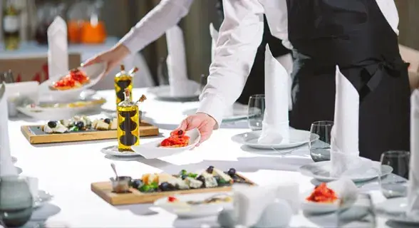 Premium catered event presentation