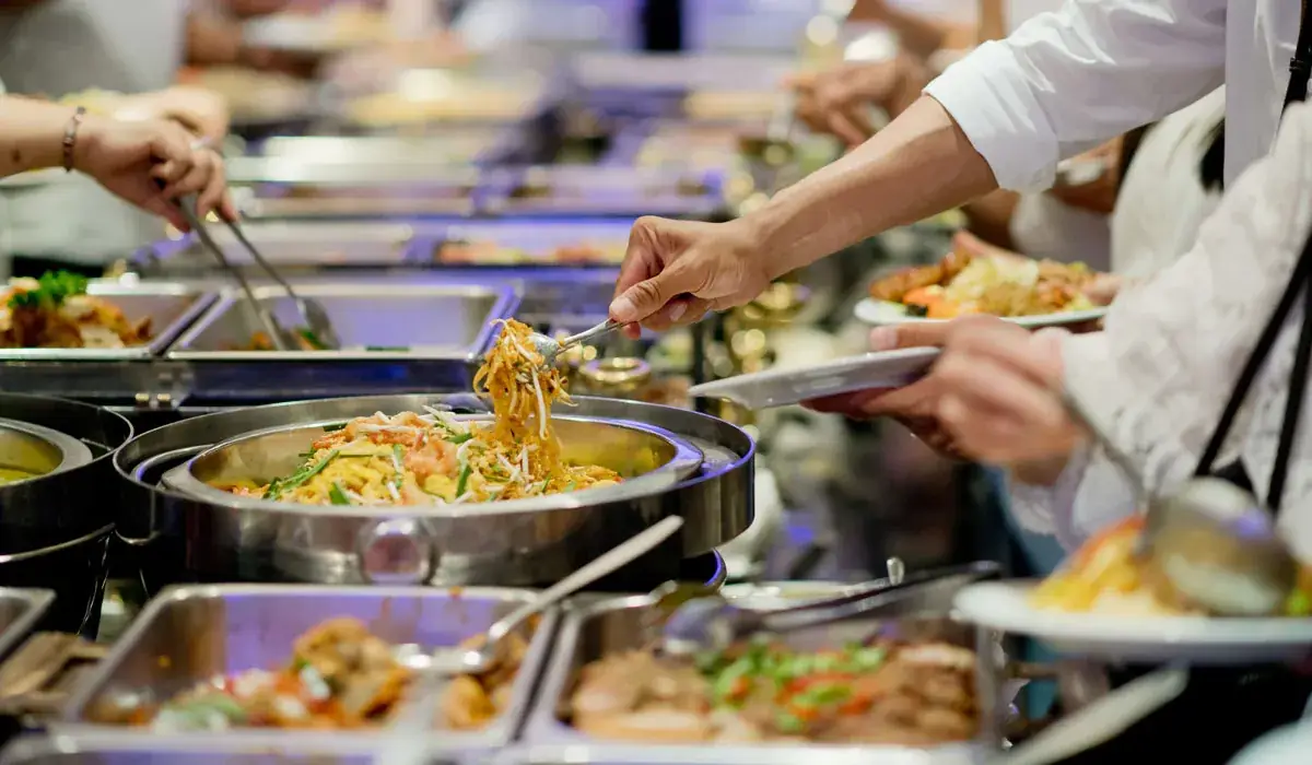 Quality food and service presentation